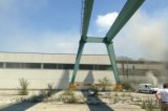 Suwnica bramowa 30T - rozpiętość 40 m.